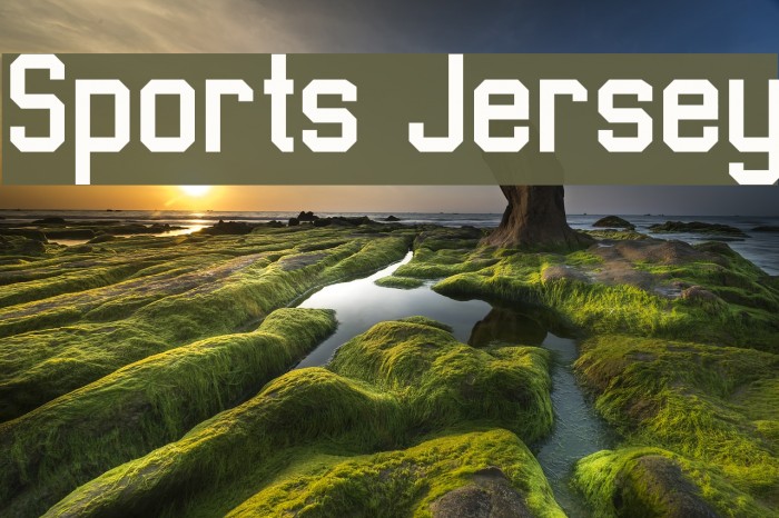 Sports Jersey Font examples