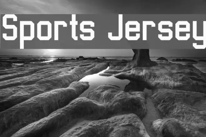 Sports Jersey Font examples
