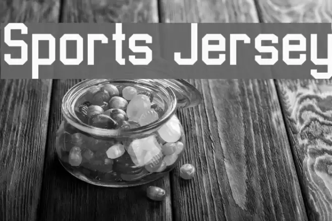 Sports Jersey Font examples