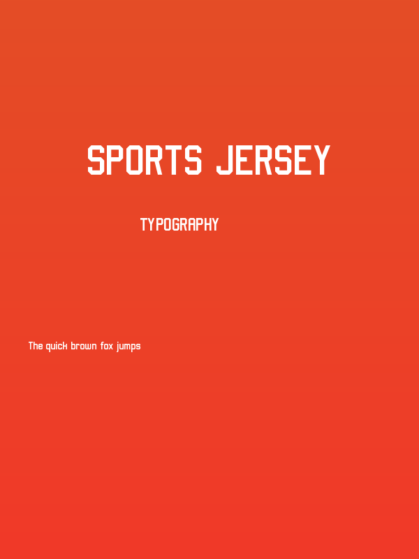 Sports Jersey Poster