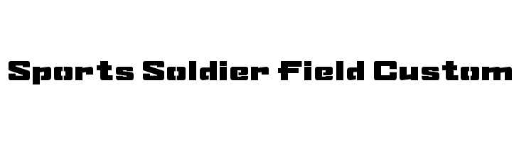 Sports Soldier Field Custom  Скачать бесплатные шрифты