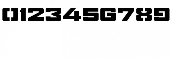 Sports Soldier Field Custom フォント その他の文字