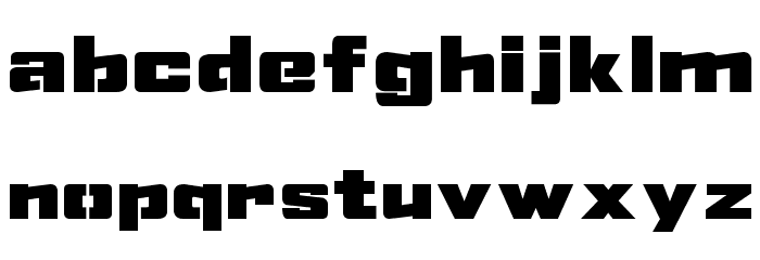 Sports Soldier Field Custom Font LOWERCASE