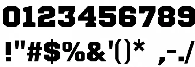 Sports World Font OTHER CHARS