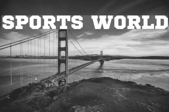 Sports World Font examples