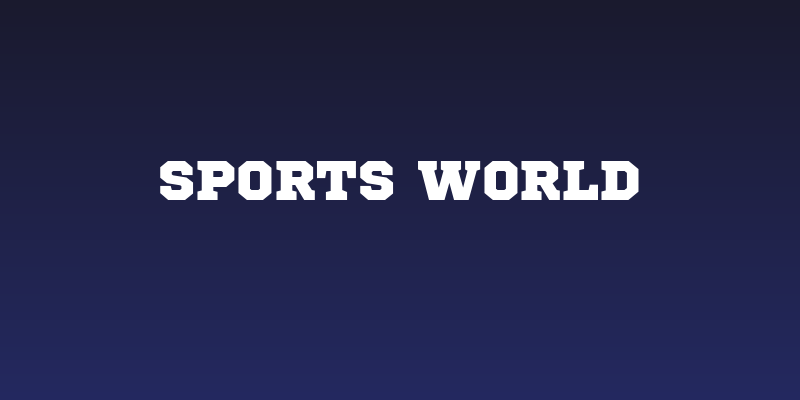 Sports World Social Header