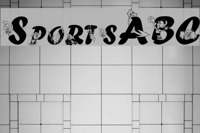 SportsABC Font examples