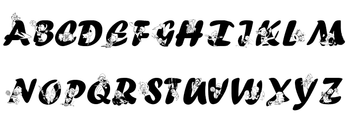 SportsABC Font LOWERCASE