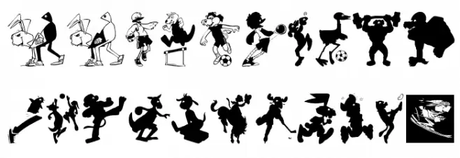 SportsAnimals Font OTHER CHARS