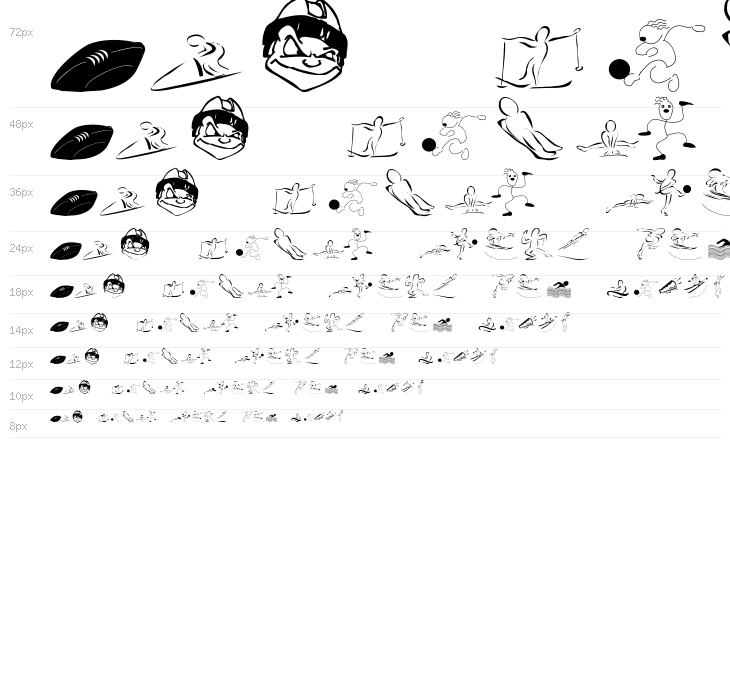 SportsCartoons Waterfall