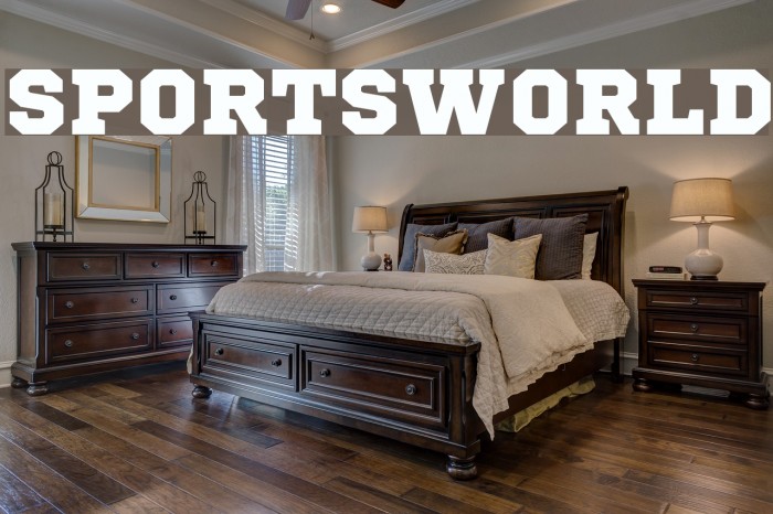 SportsWorld Font examples