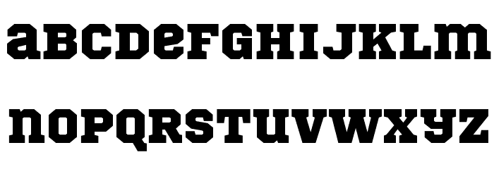 SportsWorld Font LOWERCASE