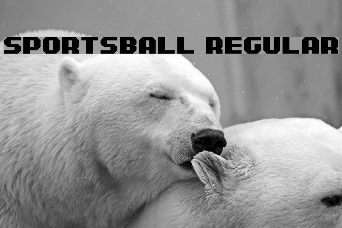 Sportsball Regular Font examples