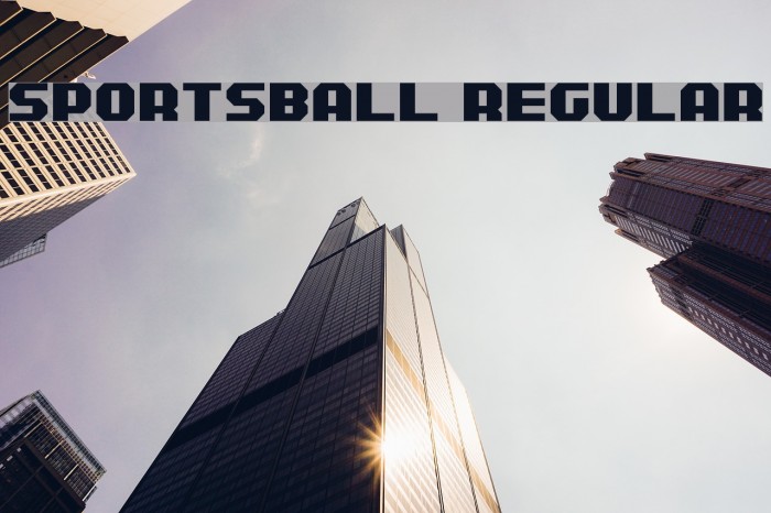 Sportsball Regular Font examples