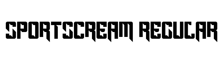 Sportscream Regular Font