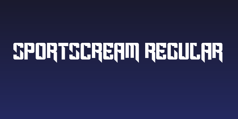 Sportscream Regular Social Header