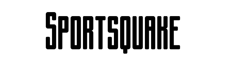 Sportsquake Font