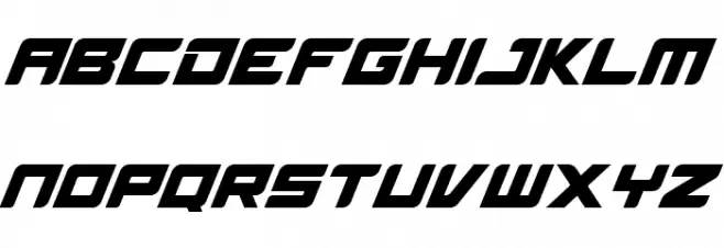 Sportypo Reguler Schriftart Groß