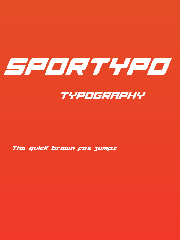 Sportypo Reguler Poster