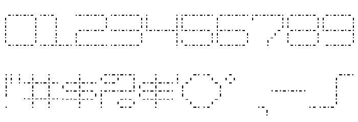 Spot Matrix Font OTHER CHARS