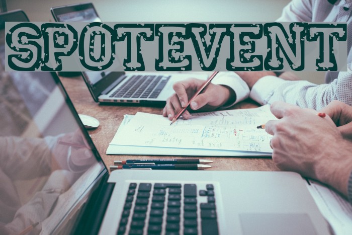 SpotEvent Font examples
