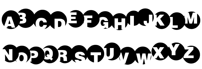 SpotLights Font LOWERCASE
