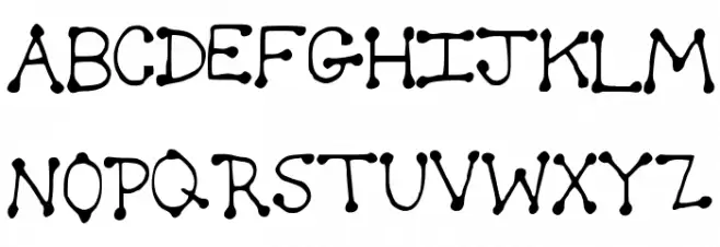 Spotful Шрифта ВЕРХНИЙ