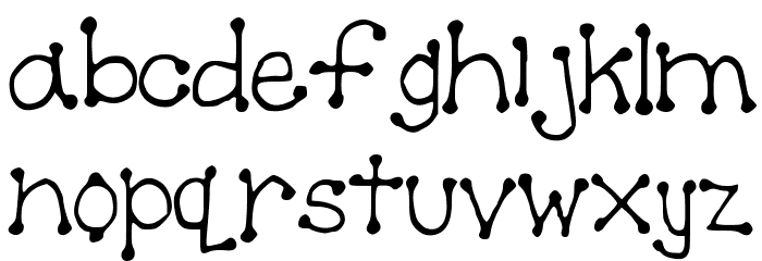 Spotful Font LOWERCASE