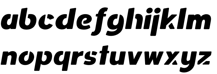 Spotlight DEMO Italic Font LOWERCASE