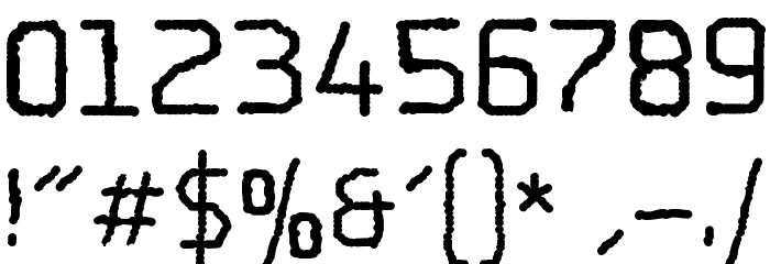 Spotlight Typewriter NC Font OTHER CHARS