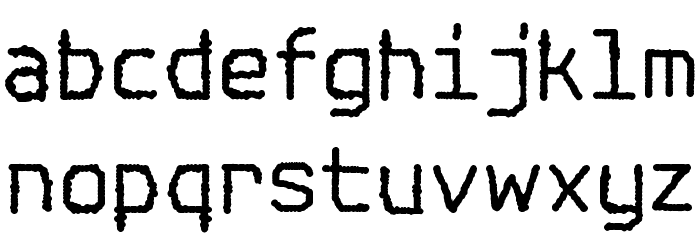 Spotlight Typewriter NC Font LOWERCASE