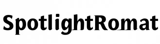 SpotlightRomat  Descarca Fonturi Gratis