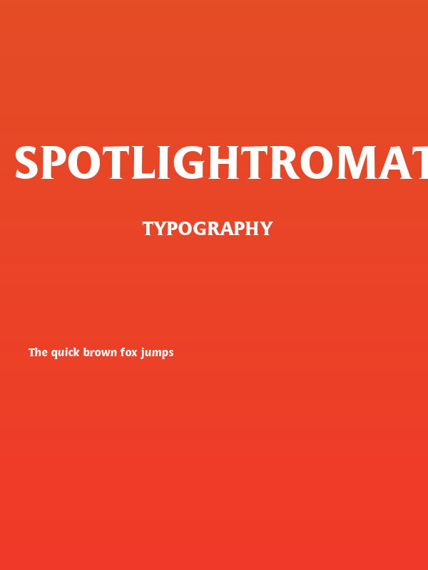 SpotlightRomat Poster