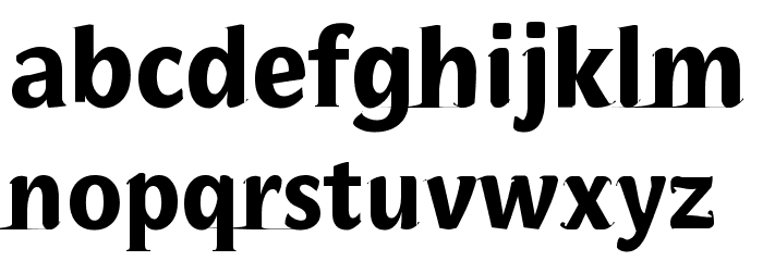 SpotlightRomat Font LOWERCASE