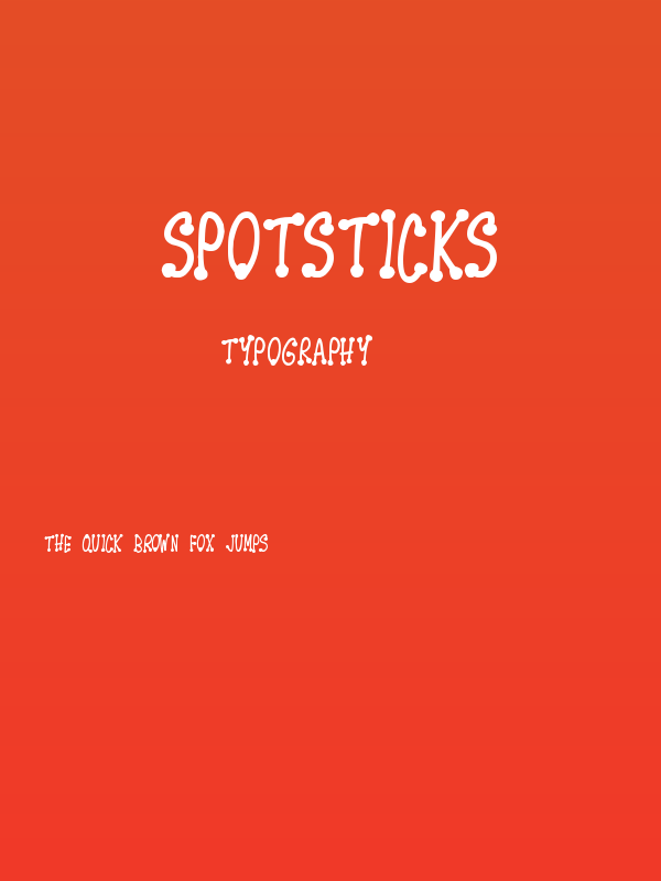 Spotsticks Poster