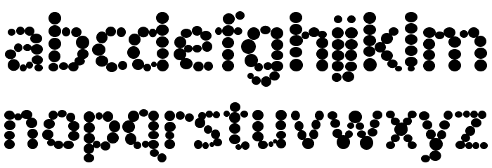 Spotted Fever Font LOWERCASE