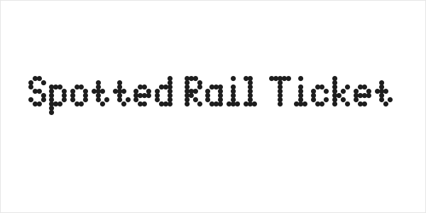 Spotted Rail Ticket Logo