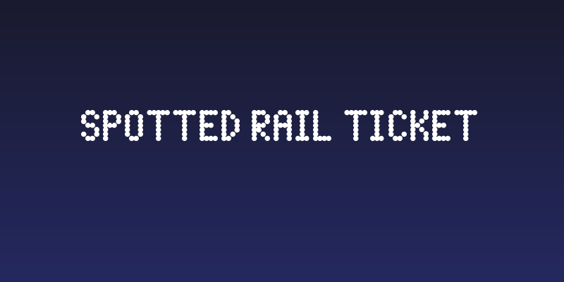 Spotted Rail Ticket Social Header