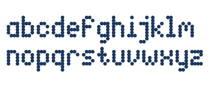 Spotted Rail Ticket Lowercase