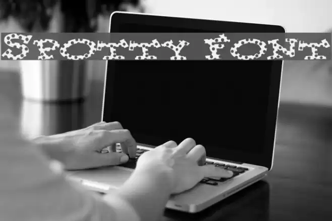 Spotty Font Font examples