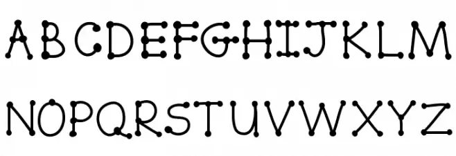 SpottyDottie Schriftart Groß