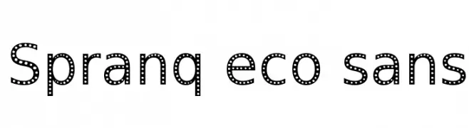 Spranq eco sans  Frei Schriftart Herunterladen