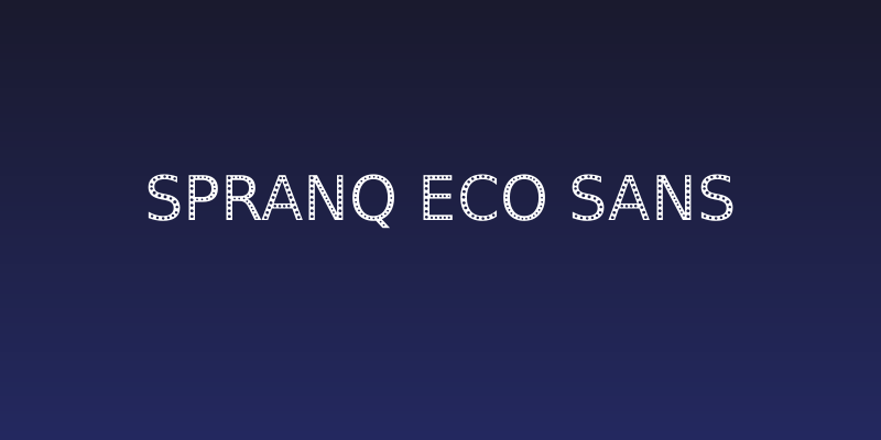 Spranq eco sans Social Header