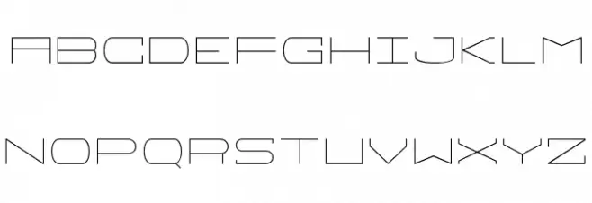 Sprawl SlimRegular Font OTHER CHARS