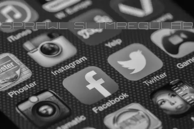 Sprawl SlimRegular Font examples