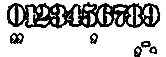 Spray Army Division Font OTHER CHARS