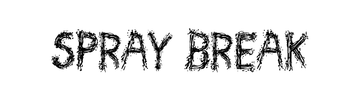 Spray Break Font