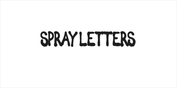 Spray Letters Logo