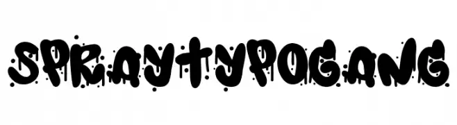 Spray Typo Gang Descarca Fonturi Gratis