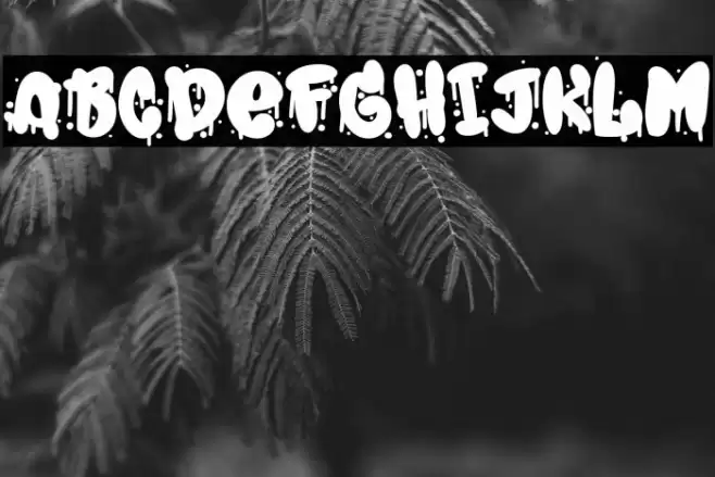 Spray Typo Gang Font examples